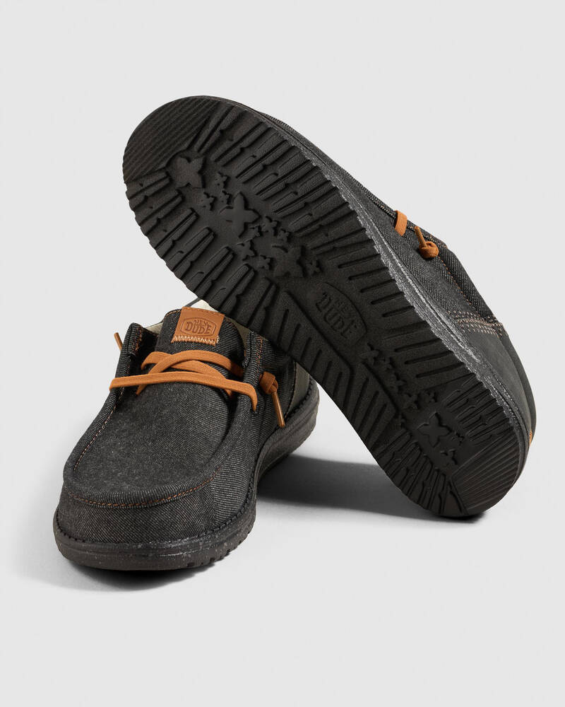 HEYDUDE Wally Funk Denim Shoes for Mens