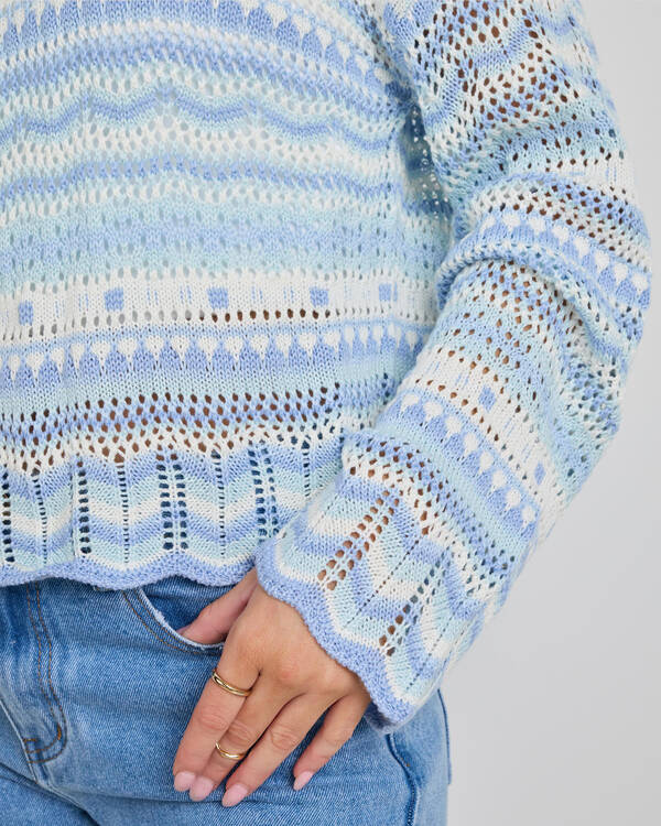 Mooloola Dream Catcher Crochet Jumper for Womens
