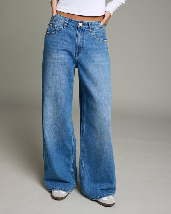DESU Soho Wide Leg Jeans for Womens