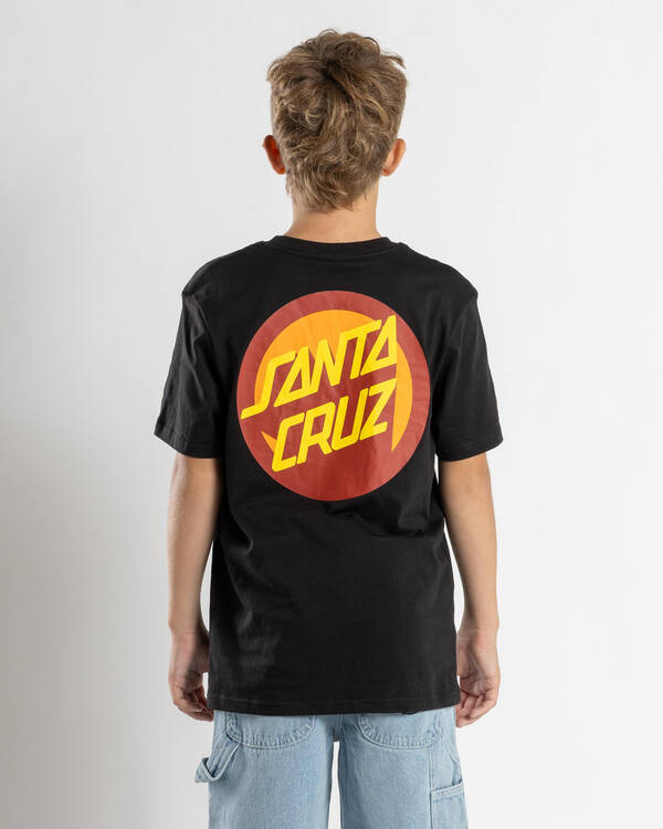 Santa Cruz Boys' OS Bold Shadow Dot T-Shirt for Mens