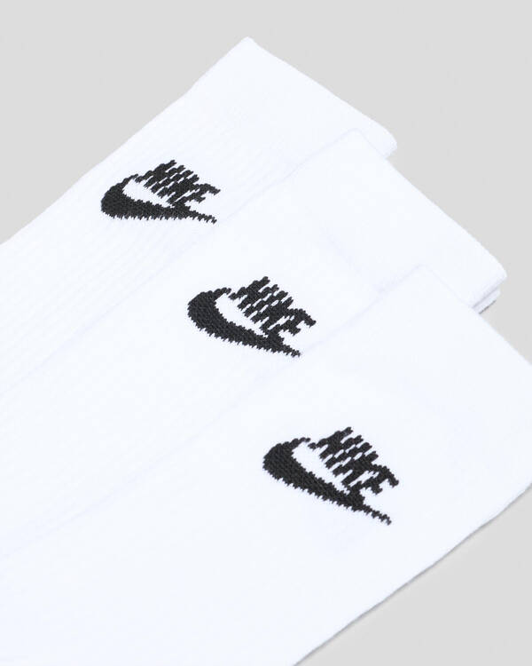 Nike Women's Sportswear Everyday Essential Crew Sock Pack for Womens