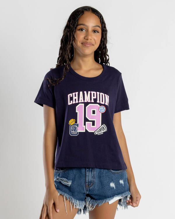 Champion Girls' Champion Sporty Boxy T-Shirt for Womens