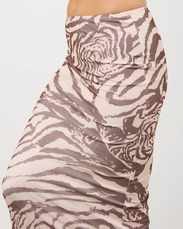 Ava And Ever Zebra Maxi Skirt for Womens