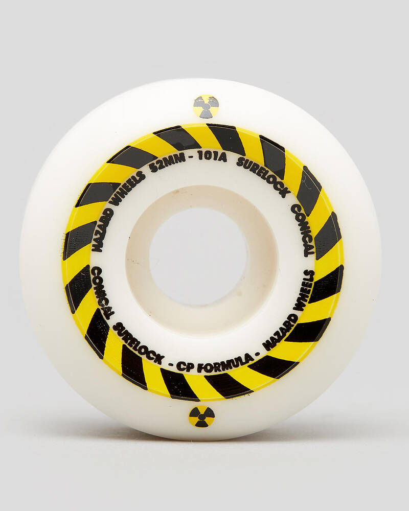 Madness Skateboards Hazard Conical Surelock 54mm Skateboard Wheels for Mens