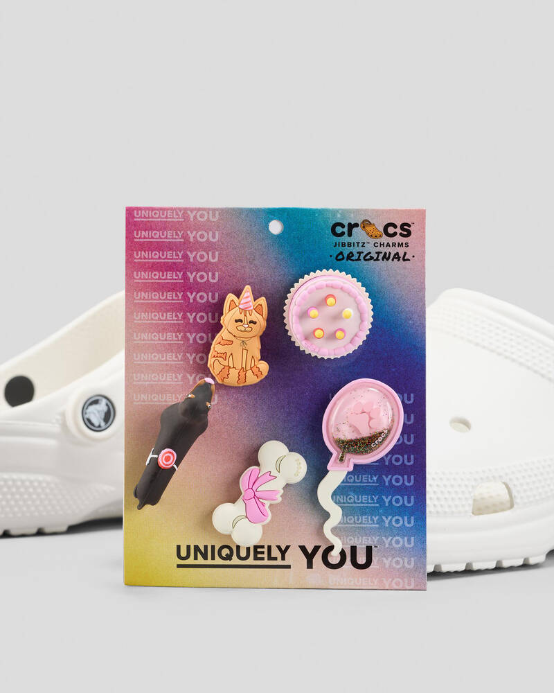 Crocs Pet Birthday Jibbitz 5 Pack for Unisex