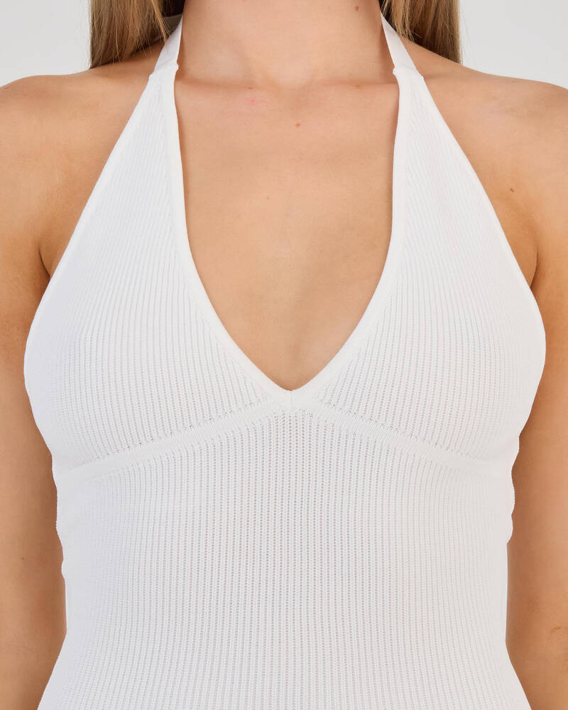 Mooloola Bianca Halter Knit Dress for Womens
