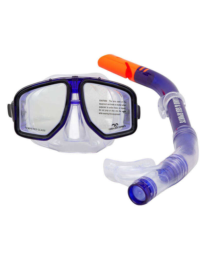 Land & Sea Sports Atoll Mask & Snorkel Set for Unisex
