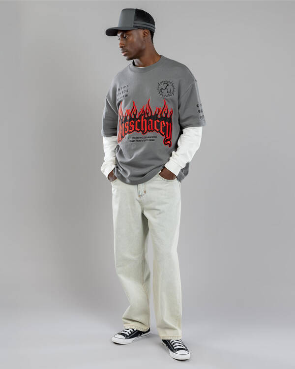 Kiss Chacey Repair Loopback Street T-Shirt for Mens