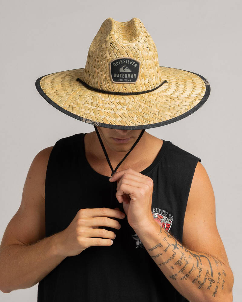 Quiksilver Outside Waterman Straw Hat for Mens