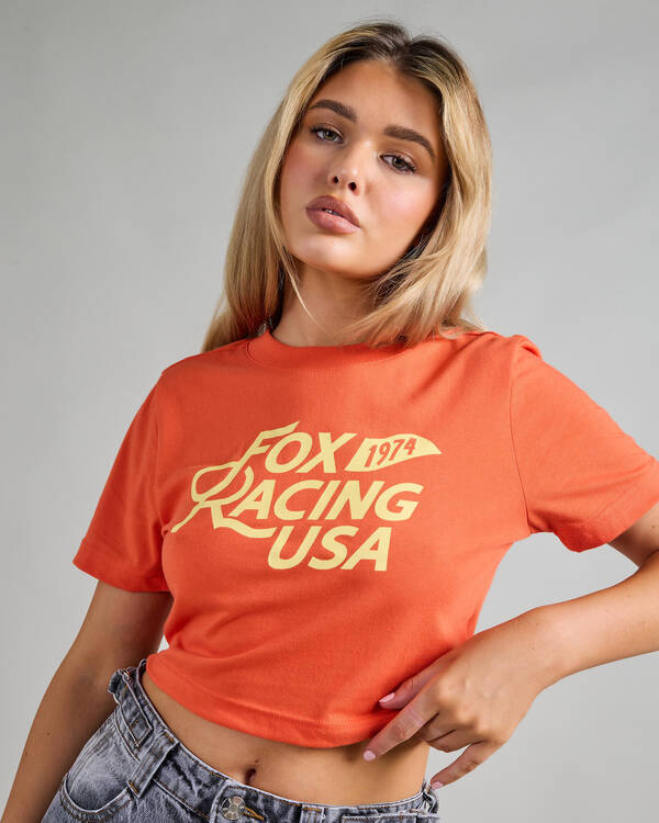 Fox Fox USA Baby Tee for Womens
