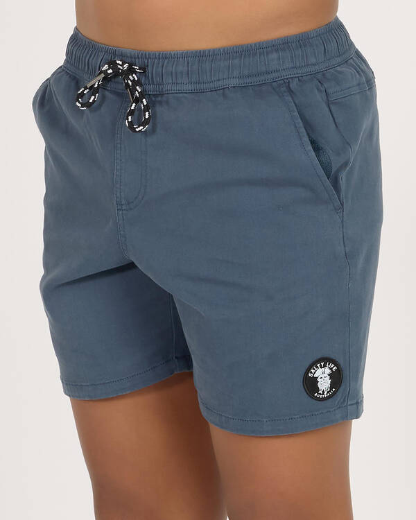 Salty Life Boys' Journey Elastic Waist Shorts for Mens
