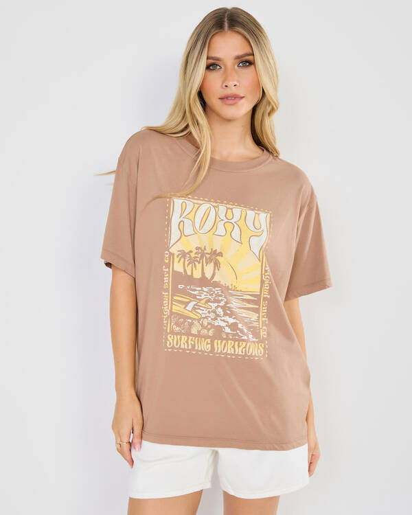 Roxy Sunny Oversized T-Shirt for Womens