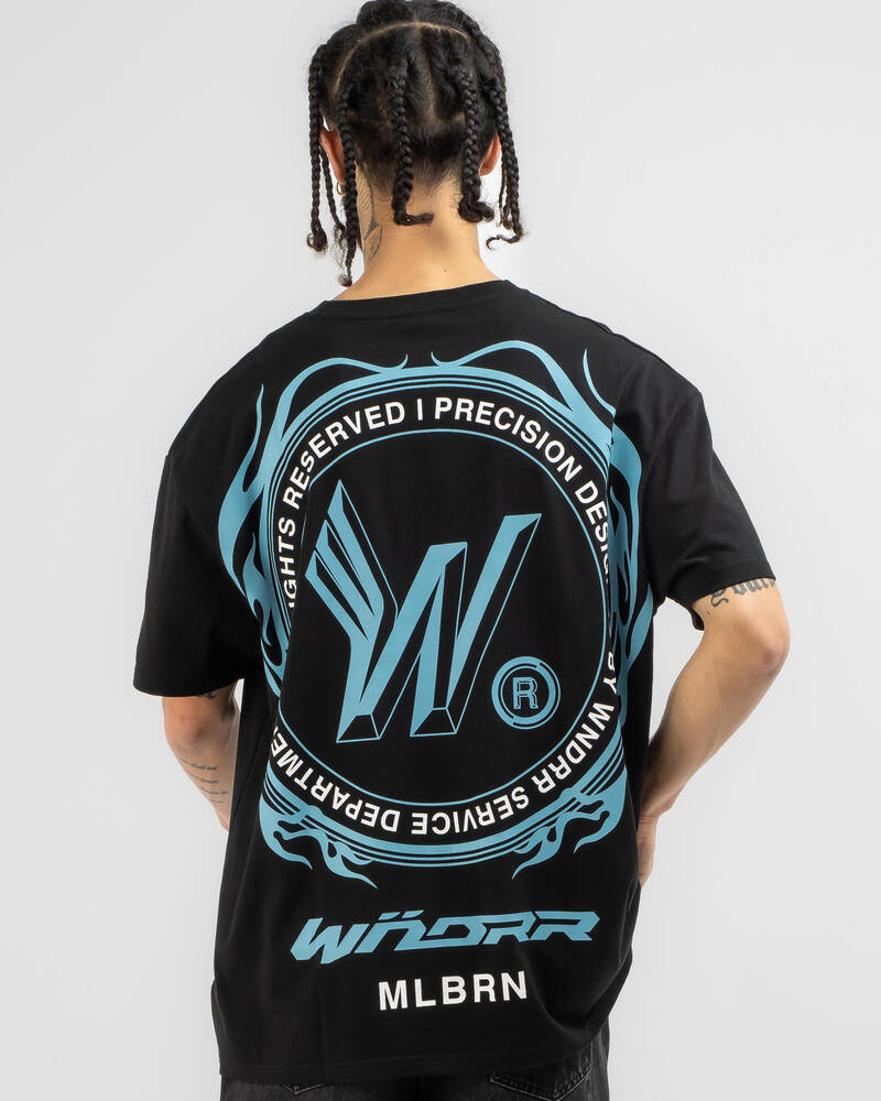 Wndrr Repeat Box Fit T-Shirt for Mens