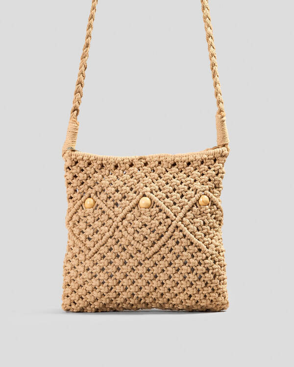 Mooloola Rio Macrame Crossbody Bag for Womens