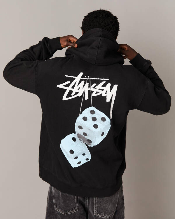 Stussy Fuzzy Dice Hoodie for Mens