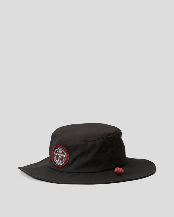 The Mad Hueys Chained Anchor Wide Brim Hat for Mens