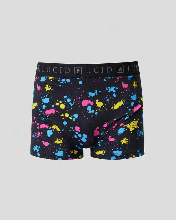 Lucid Boys' Splatter Fitted Boxers for Mens