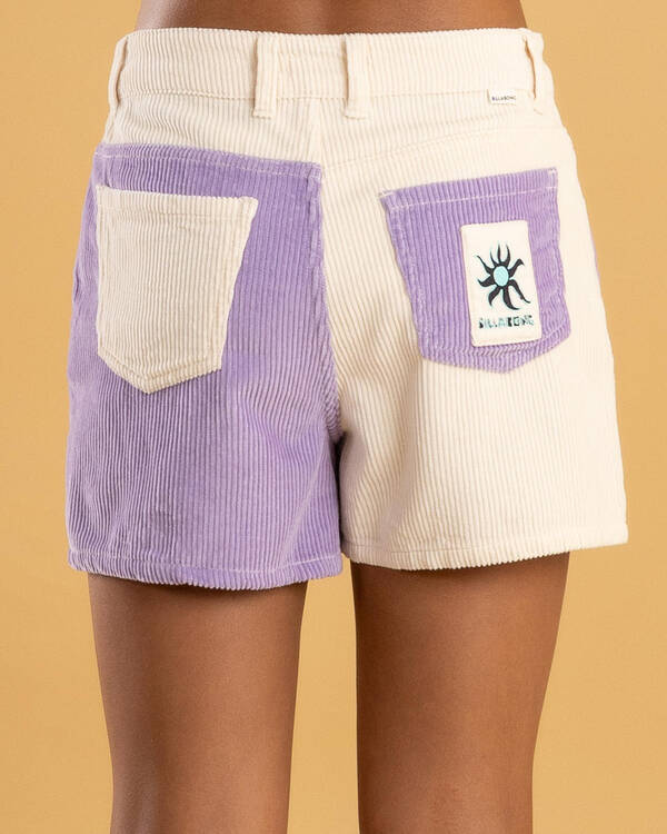 Billabong Girls' Mixing Vibes Corduroy Shorts for Womens