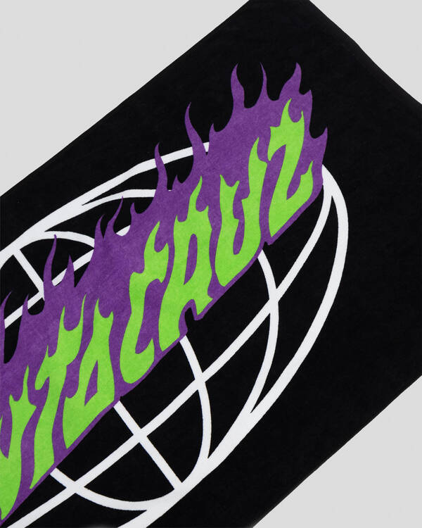 Santa Cruz Global Flame Strip Towel for Mens