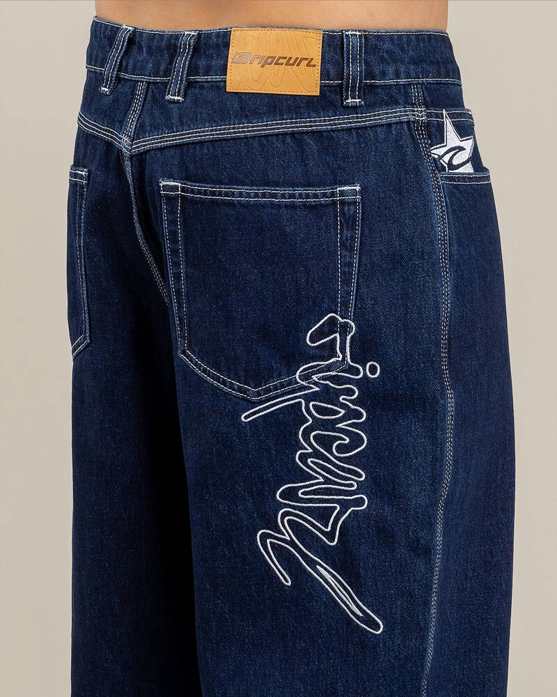 Rip Curl Medina Rip Script Denim Jeans for Mens