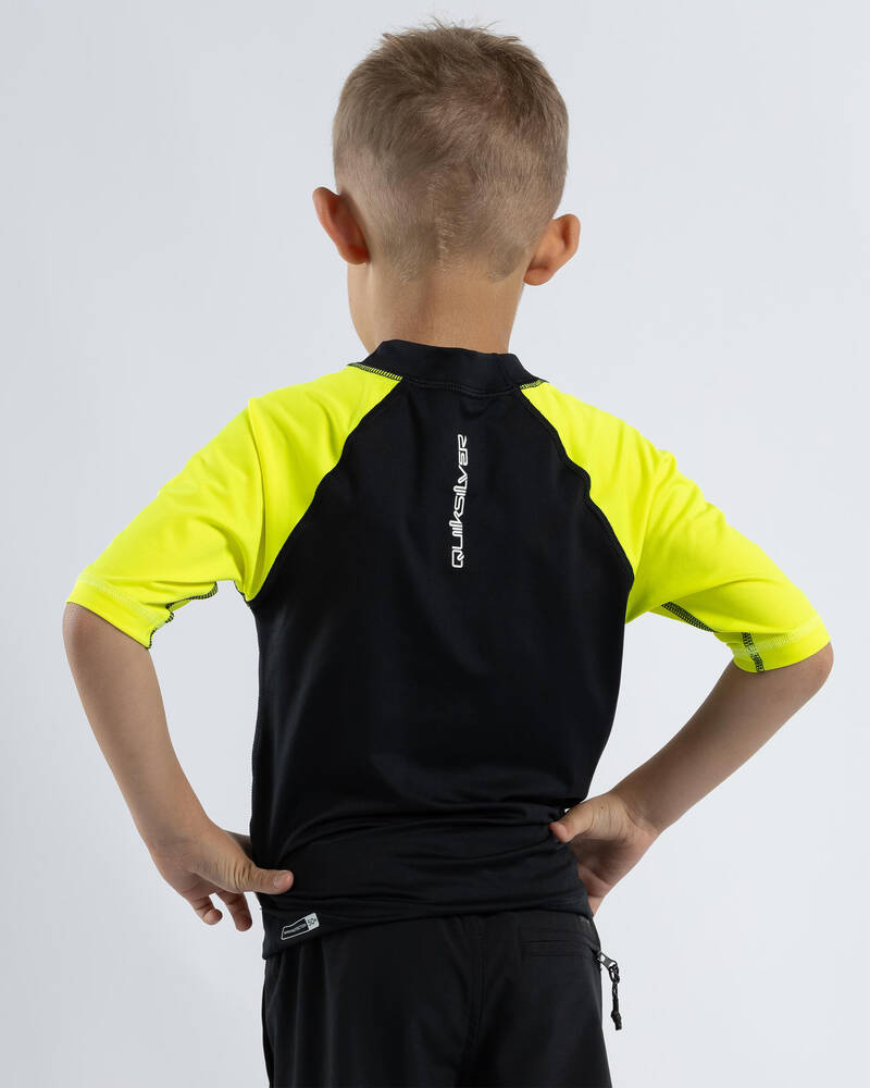 Quiksilver Toddlers' Everyday UPF50 Short Sleeve Rash Vest for Mens