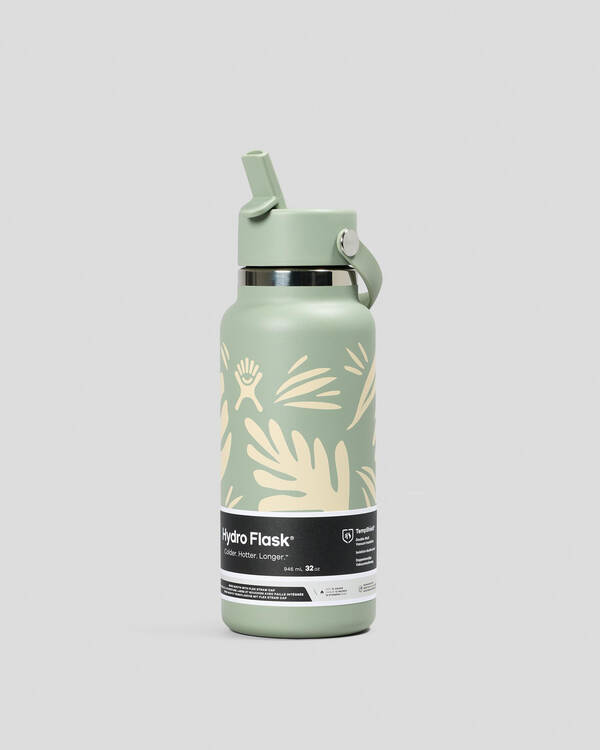 Hydro Flask 32oz Wide Mouth Flex Straw Cap Bottle for Unisex