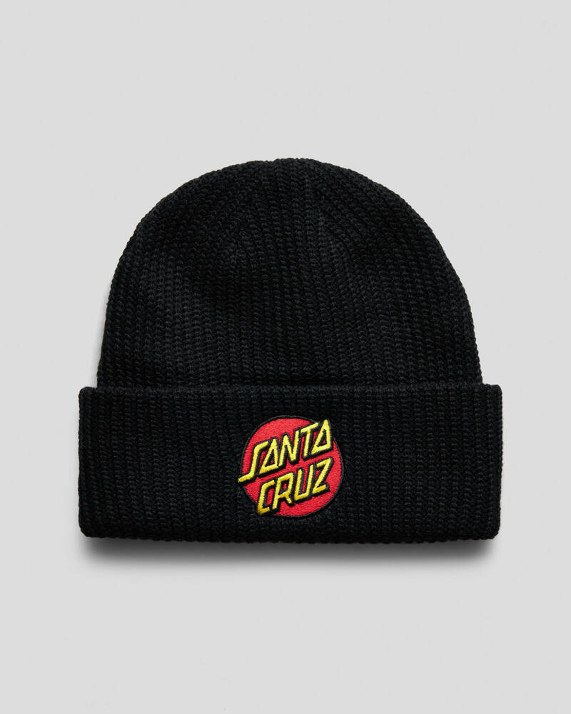 Santa Cruz Boys' Classic Dot Patch Beanie for Mens
