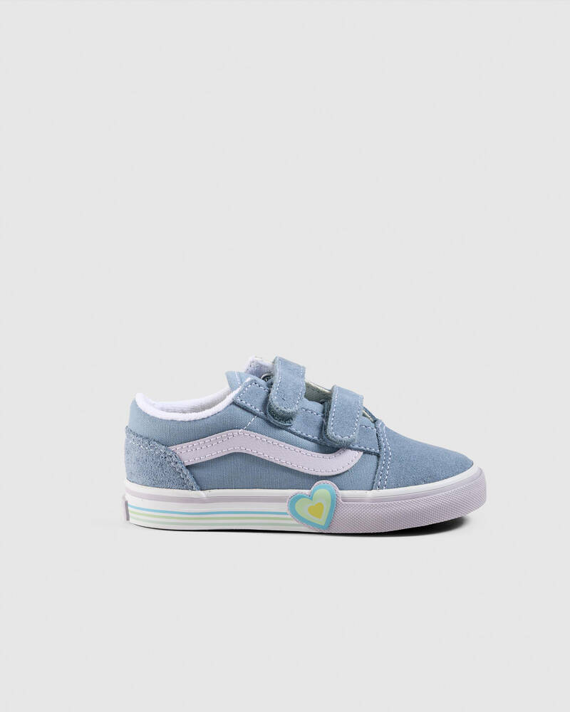 Vans Toddlers' Old Skool V Heart Shoes for Womens