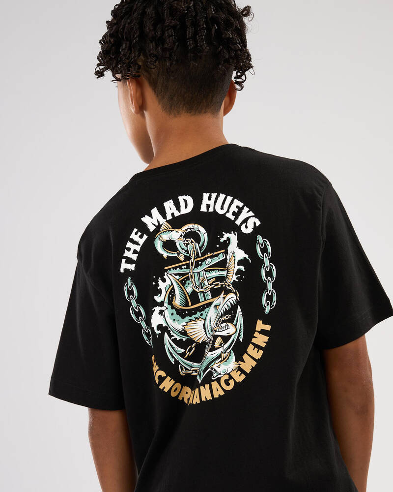 The Mad Hueys Boys' Anchor Management T-Shirt for Mens