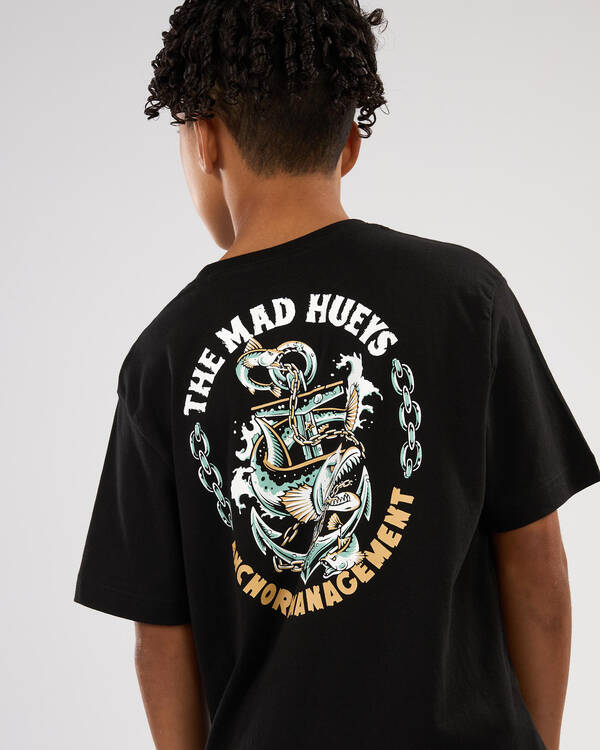 The Mad Hueys Boys' Anchor Management T-Shirt for Mens