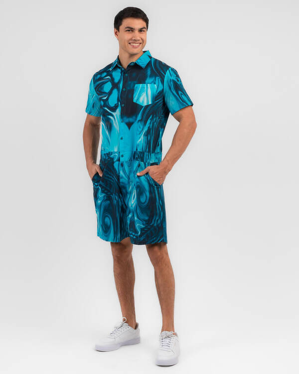 Lucid Marbled Romper for Mens