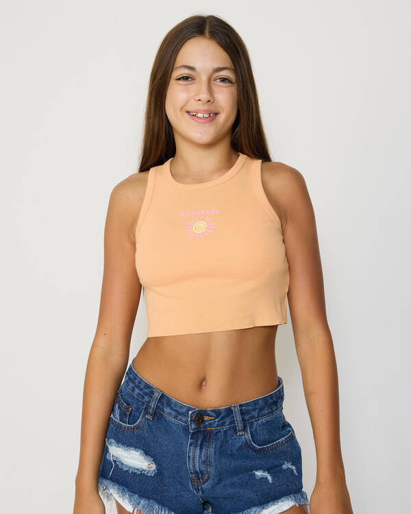 Billabong Girls' Waves and Sun Tank Top for Womens