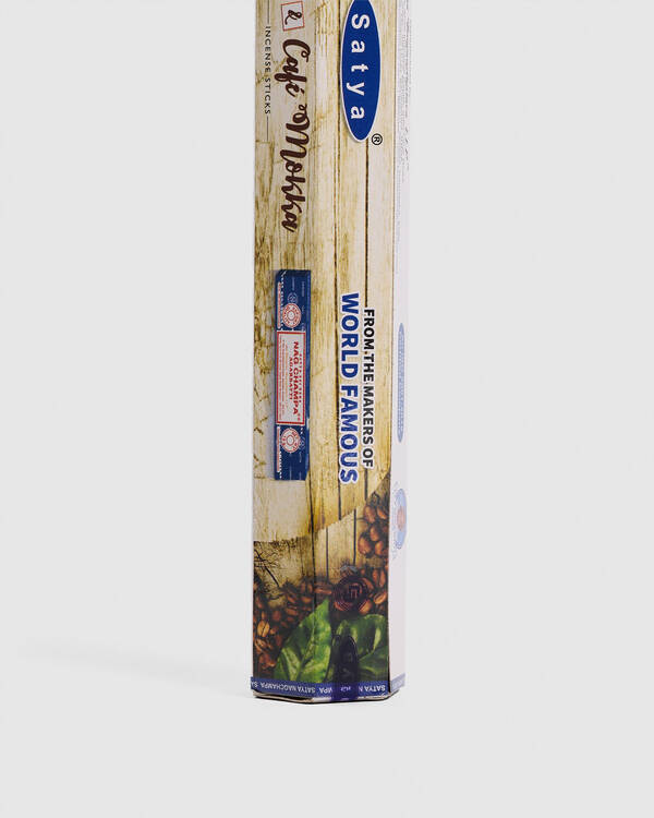 Satya Hexa Coffee & Cafe Mokka Incense Sticks - 20 Pack for Unisex