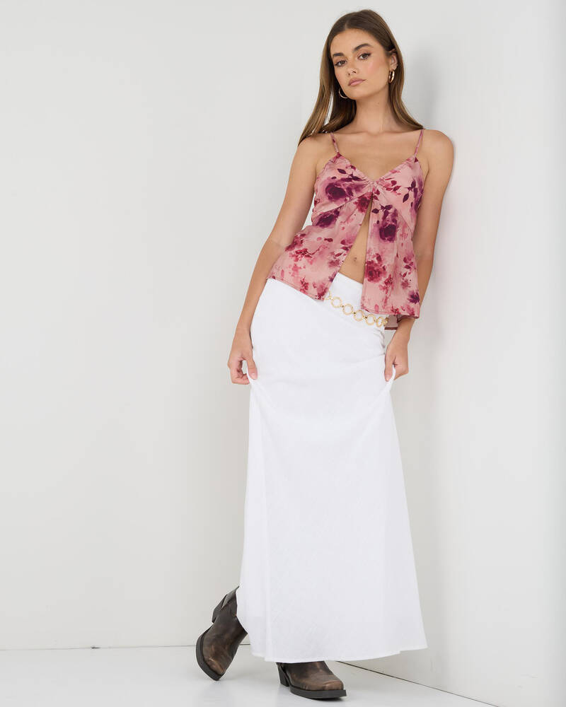 Ava And Ever Aster split Front Top for Womens