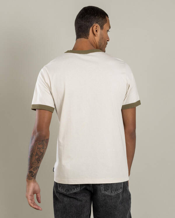 Afends Mix Up Recycled Ringer T-Shirt for Mens