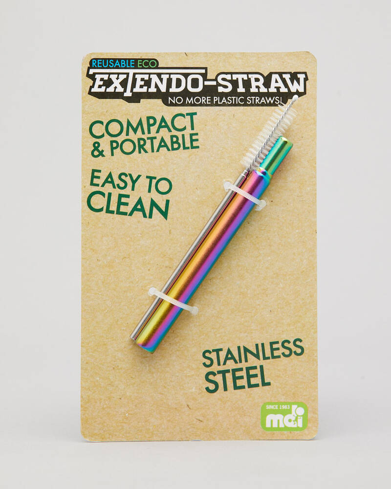 Mooloola Eco Extendable Steel Straw for Unisex