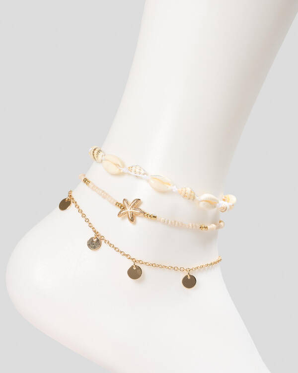Karyn In LA Crete Anklet Pack for Womens