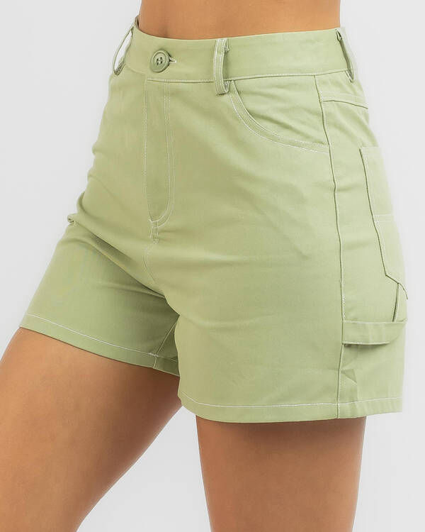 Mint Vanilla Bailee Shorts for Womens