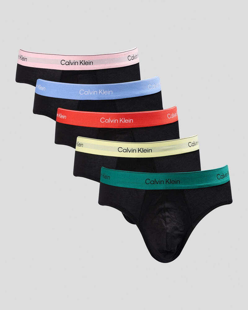 Calvin Klein Icon Cotton Stretch Hip Brief 5 Pack for Mens