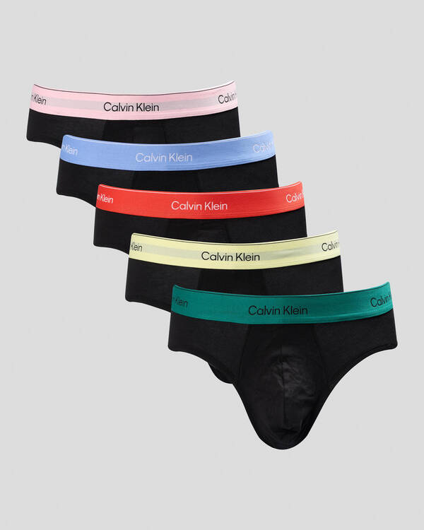 Calvin Klein Icon Cotton Stretch Hip Brief 5 Pack for Mens