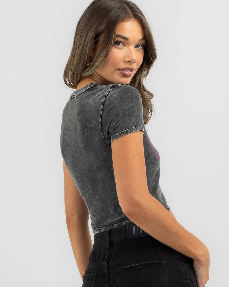 GUESS Vintage Star Baby Tee for Womens