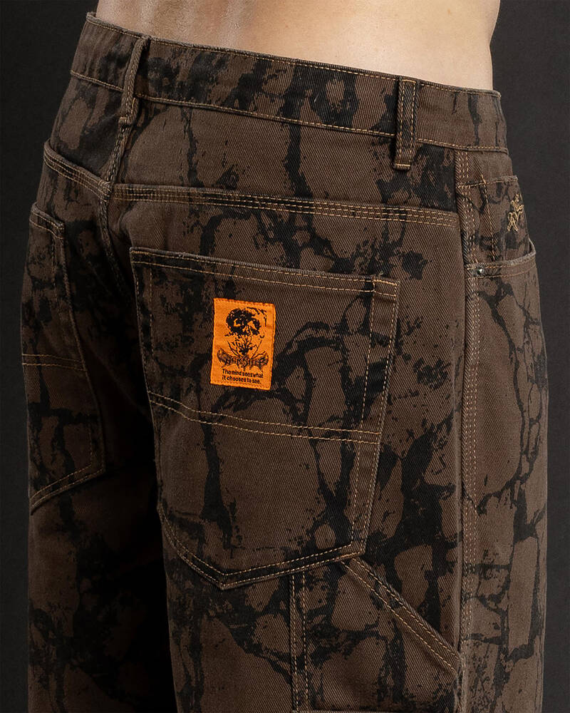 Worship Supplies Blackwood Carpenter Jean Shorts for Mens