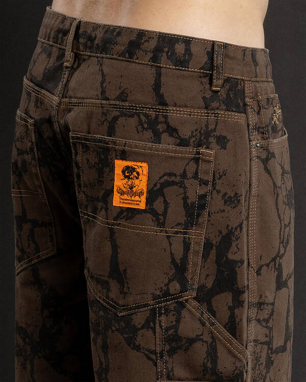 Worship Supplies Blackwood Carpenter Jean Shorts for Mens