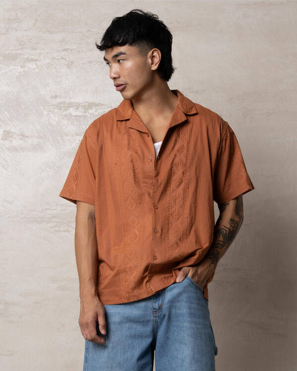 Silent Theory Hendricks Short Sleeve Shirt for Mens