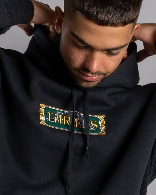 Thrills Behind It All Slouch Hoodie for Mens