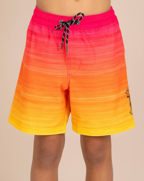 Salty Life Boys' Unite Elastic Waist Shorts for Mens
