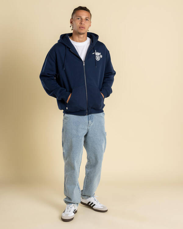 S-Double Shawn Dot Zip Hoodie for Mens