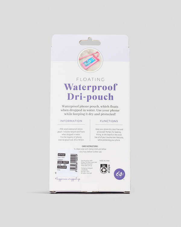 Get It Now Floating Waterproof Dri-Pouch for Unisex