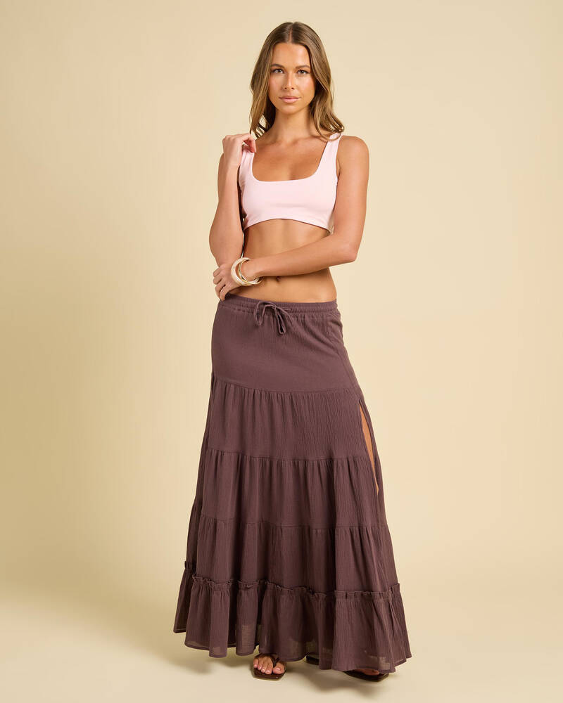 Ava And Ever Super Soft Square Neck Crop Top for Womens