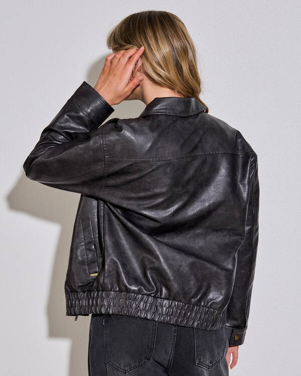 Ava And Ever Harley Faux Leather Jacket for Womens